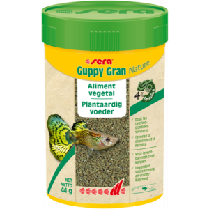 Aliment végétal poisson Guppy Gran Nature 100ML - Animal Valley