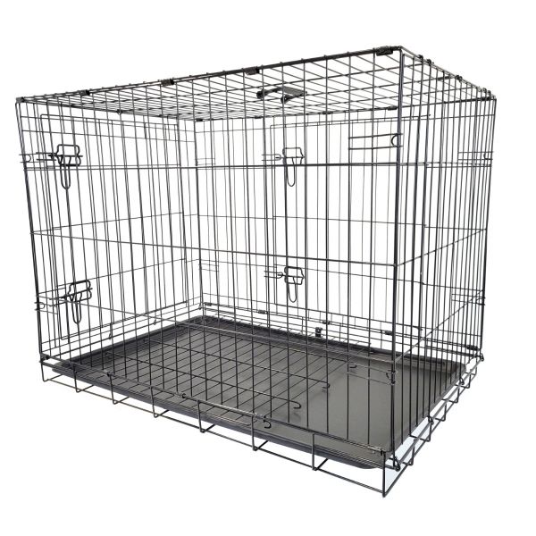 Cage de transport en métal pour chiens