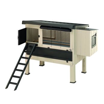 Poulailler Happy Farm 140 en plastique 2 à 4 poules - Ferplast