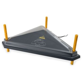 Panneau chauffant poussin Triangle 40x40cm 24W avec couvercle de protection - Olba