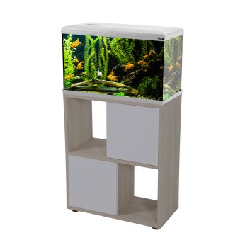 Kit aquarium poisson Tana 60 gris avec meuble Iseo Tana 60 gris - Zolux