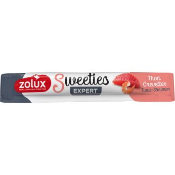 Friandise crémeuse chat stick Sweeties 14g thon crevette - Zolux