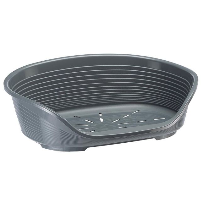 Corbeille plastique siesta Deluxe Taille 10 GRIS FONCE
