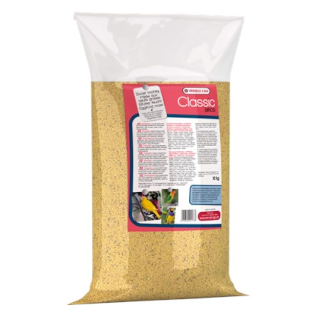 Pâtée aux œufs grasse pour canaris, oiseaux exotiques & indigènes Classic 10 kg - Versele Laga