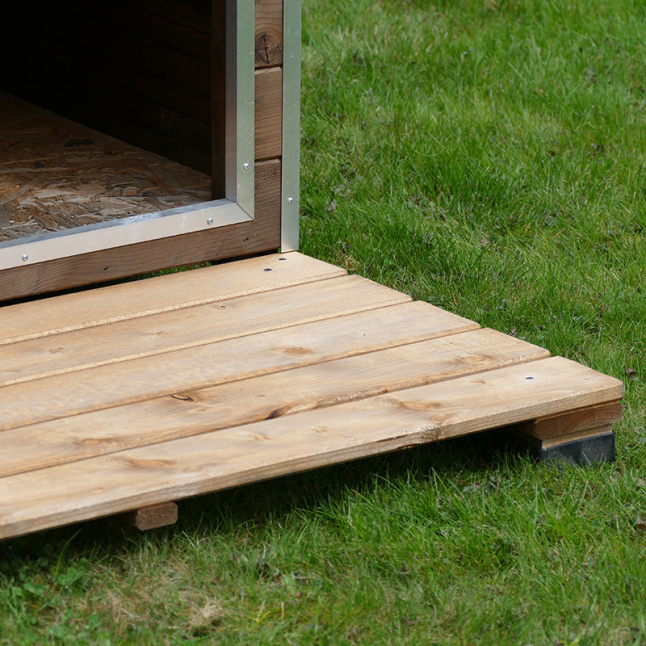 Terrasse universelle pour niche chien 110 x 52 cm