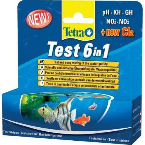 Bande de tests 6 en 1 Tetra pour aquarium