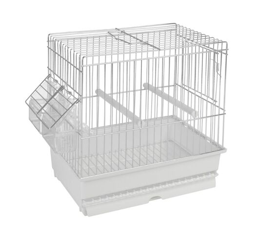 Cage de transport oiseaux Manhattan blanche - 2GR